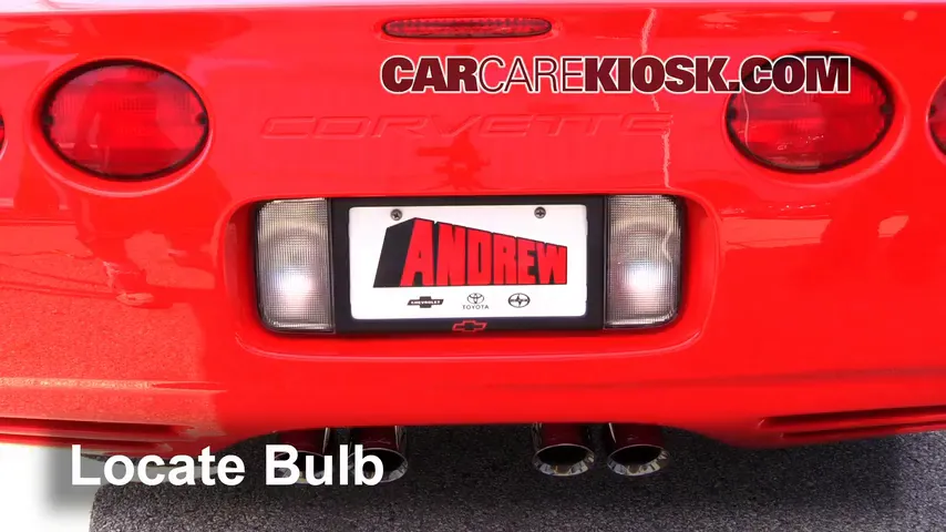 2002 Chevrolet Corvette 5.7L V8 Convertible Lights Reverse Light (replace bulb)